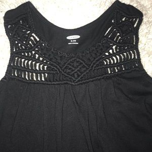 Children’s cable knit tank top